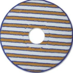 14" Auto Scrubber Microfiber Bonnet (Blue, Orange & White)