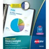Avery® Heavyweight 8.5" x 11" Clear Sheet Protectors - Box of 100