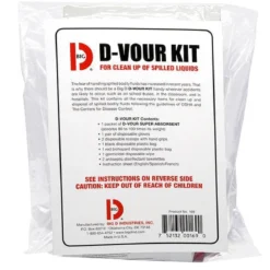 Big-D® 'D-Vour' Single Use Vomit, Puke & Bodily Fluid Clean Up Kits - Case of 6