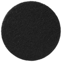 6.5" Black Baseboard & Floor Wax Stripping Pads - Case of 15