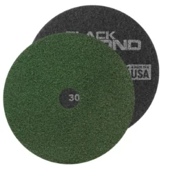 Black Diamond 3000 Grit Green Concrete & Natural Stone Floor Prep Pads (12" - 28" Round) - Case of 2