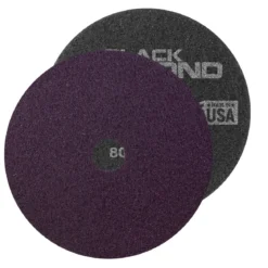 Black Diamond 8000 Grit Purple High Gloss Floor Polishing Pads (12" - 28" Round) - Case of 2