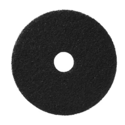 13" Black Rotary Floor Stripping Pads - Case of 5