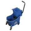 Blue General Use Mop Bucket & Wringer Combo - 36 Quart