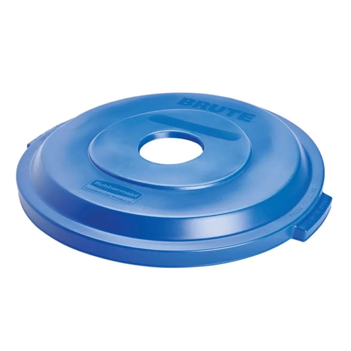 Blue Recycling Lid for Cans (#1788376) for the Rubbermaid® Brute™ 32 Gallon Recycling Container - Case of 6