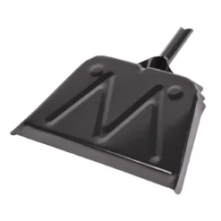 Boardwalk® Black Heavy Duty 12" Metal Dust Pan