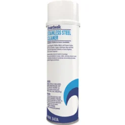 Boardwalk® Lemon Scent Stainless Steel Cleaner & Polish (18 oz. Aerosol Cans) - Case of 12