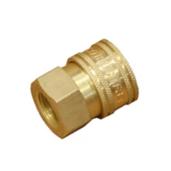 3/8" Brass Female Quick Disconnect Socket Coupler w/ Female Pipe Thread (FPT)