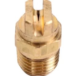 1/4" Brass 110° Universal V-Jet Spray Nozzle (#11002) for Heated Carpet Extractors - #02 Orifice