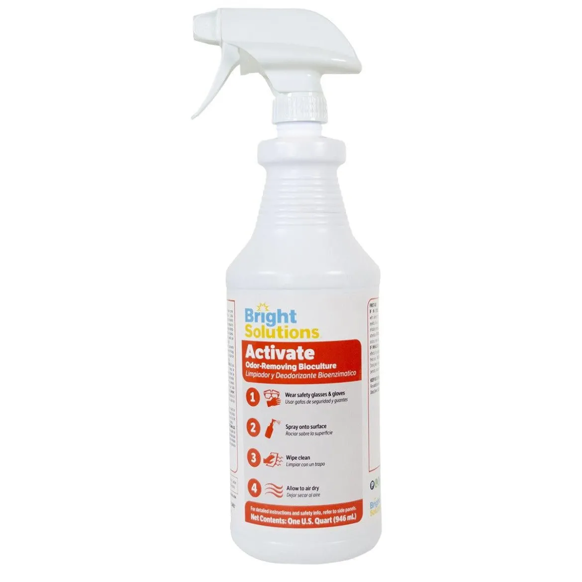 Bright Solutions® 'Activate' Odor-Removing Bioculture (32 oz Spray Bottles) - Case of 12