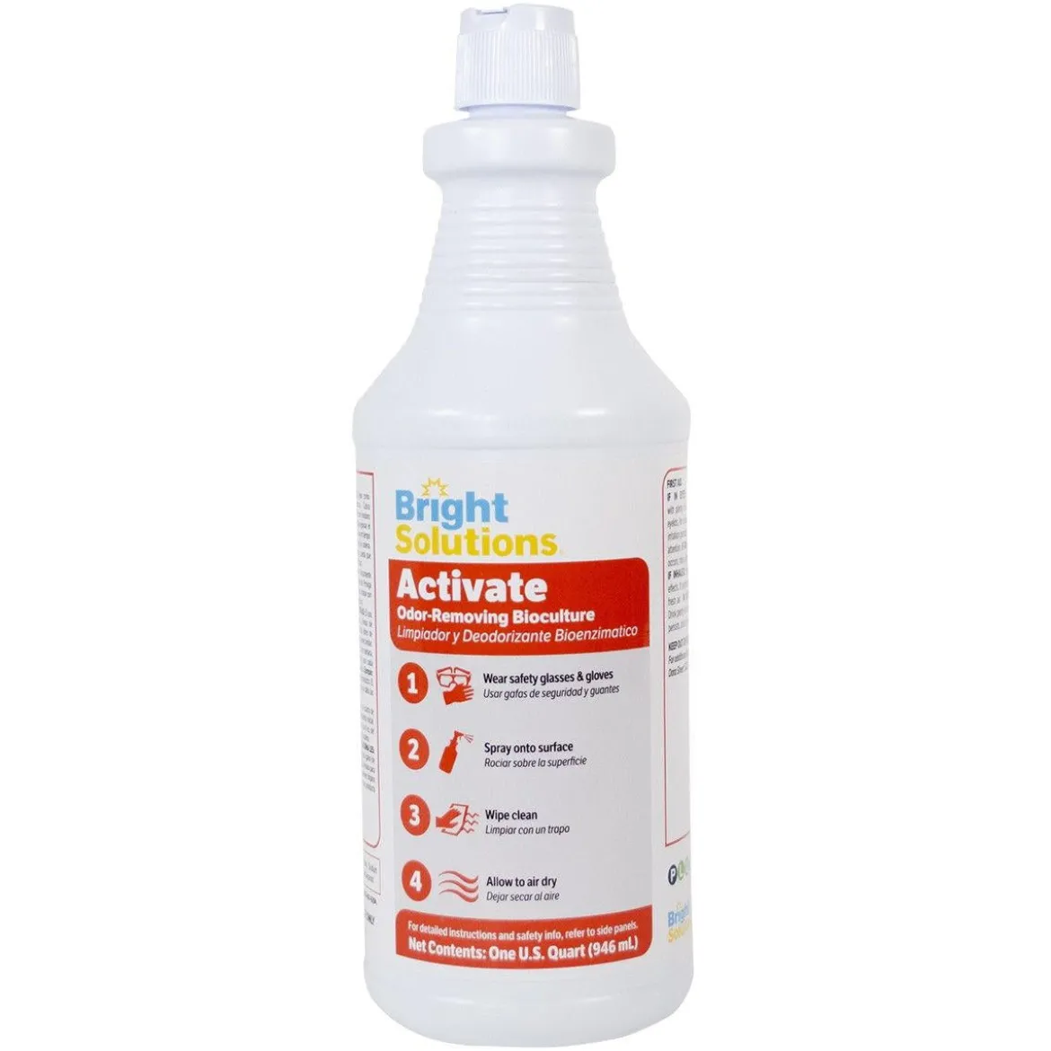 Bright Solutions® 'Activate' Odor-Removing Bioculture (32 oz Spray Bottles) - Case of 12