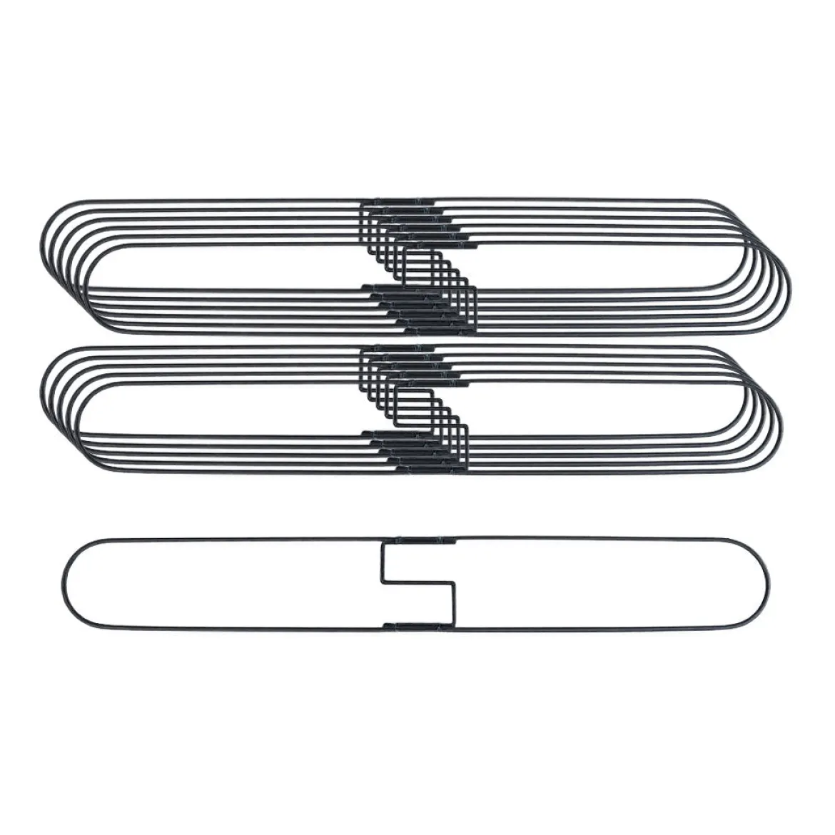 Bright Solutions® 72" Black Powder Coated Dust Mop Frames - Case of 12
