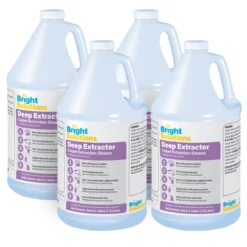 Bright Solutions® ‘Deep Extractor’ Carpet Extraction Cleaner (1 Gallon Bottles) - Case of 4