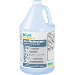 Bright Solutions® 'Mop-On Restorer' Concentrated Spray Buff (1 Gallon Bottles) - Case of 4