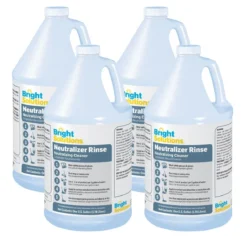 Bright Solutions® 'Neutralizer Rinse' Floor Cleaner (1 Gallon Bottles) - Case of 4
