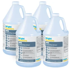 Bright Solutions® 'NRS' No Rinse Floor Stripper (1 Gallon Bottles) - Case of 4