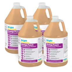 Bright Solutions® Orange Punch Degreaser All Purpose Cleaner (1 Gallon Bottles) - Case of 4
