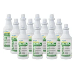Bright Solutions® 'Pink & Mild' Phosphoric Acid Porcelain Bowl & Shower Cleaner (32 oz Bottles) - Case of 12