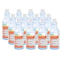Bright Solutions® 'Shine Bright' Multi-Surface Polish & Cleaner (32 oz Flip Top Bottles) - Case of 12