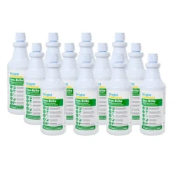Bright Solutions® Sno-Brite Clinging Bowl Cleaner (32 oz Flip Top Bottles) - Case of 12