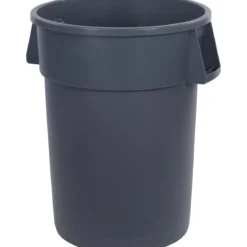 Carlisle® Bronco™ 44 Gallon Round Trash Container (#34104423) - Gray