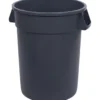 Carlisle® Bronco™ 32 Gallon Round Trash Container (#34103223) - Gray