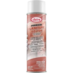 Claire® Gleme Premium Wood Furniture Polish (Lemon Scent) - Case of 12 Cans