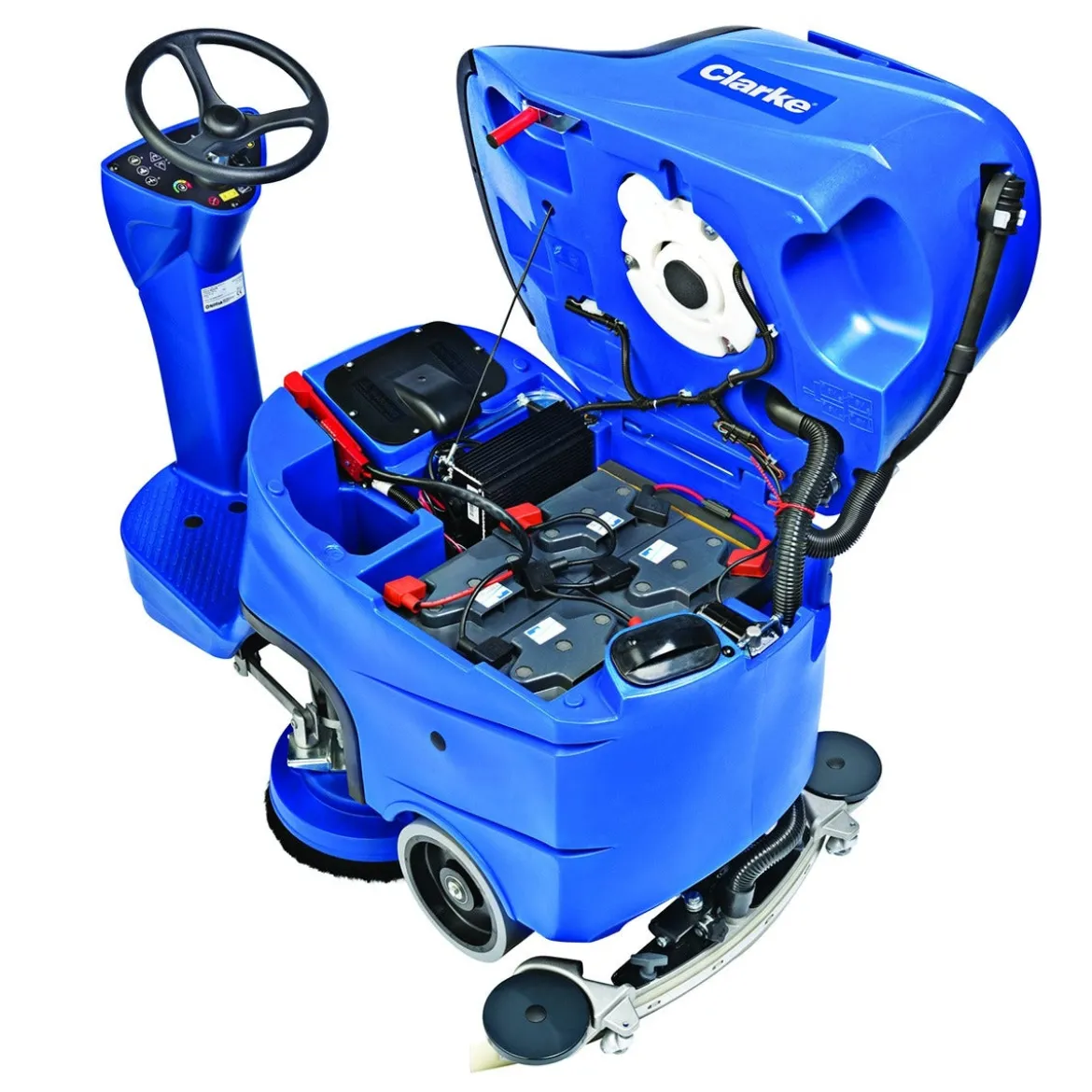 Clarke® Focus® II MicroRider™ Auto Floor Scrubber (26" or 14" x 28" Deck Options) - 21 Gallons