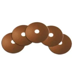CleanFreak® 20" Brown Wet & Dry Floor Stripping Pads - Case of 5