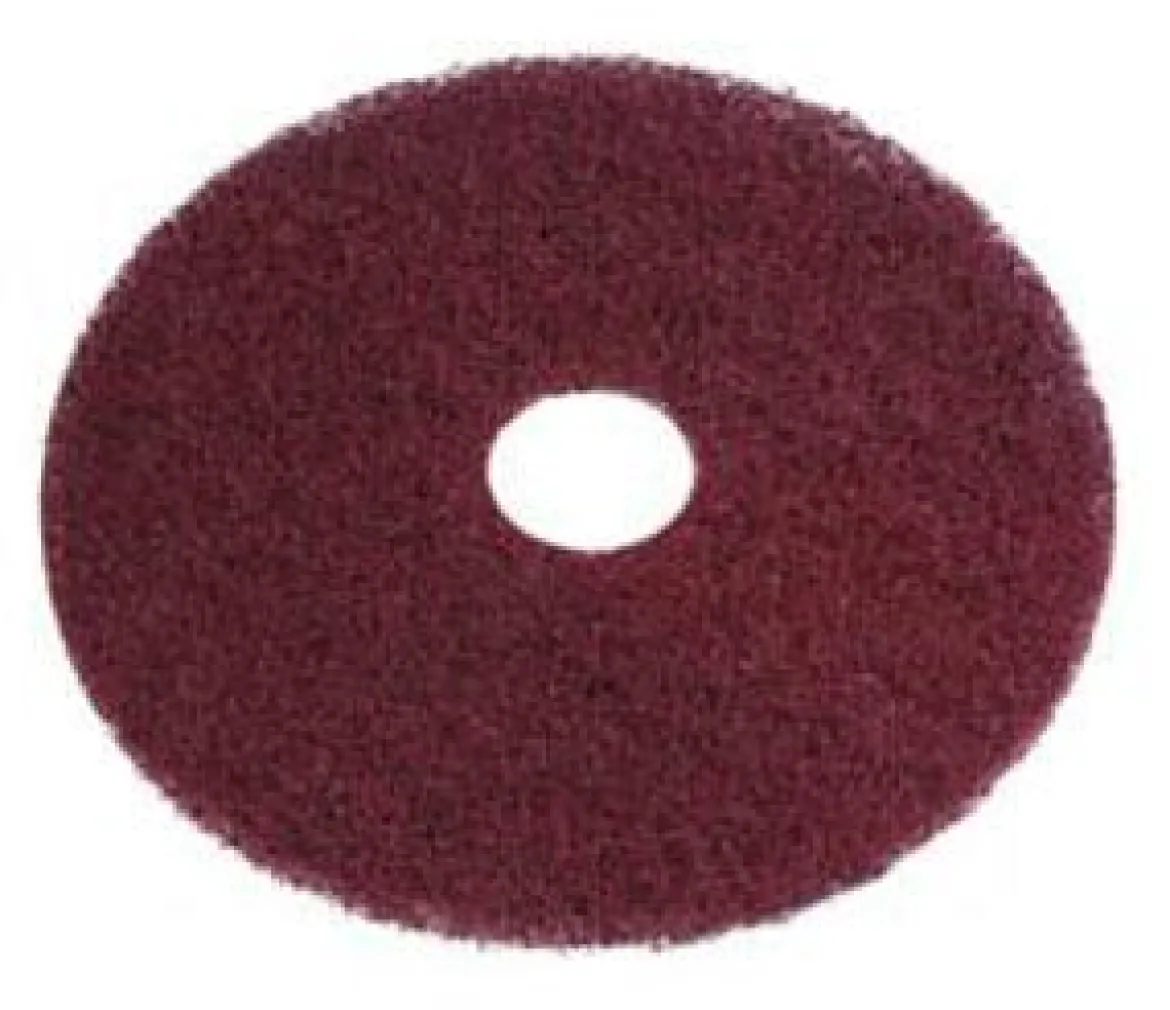 20" CleanFreak® 'Dominator' Burgundy High Performance Floor Wax Stripping Pads - Case of 5