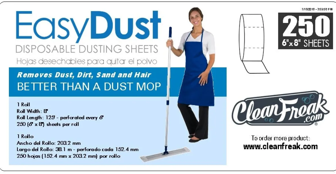 CleanFreak® 'EasyDust' Cleaning & Dusting Sheets