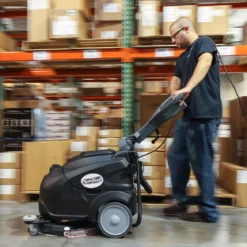 CleanFreak® 18" Electric Automatic Floor Scrubber Package w/ Accessories