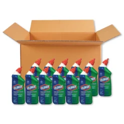 Clorox® Fresh Scent Toilet Bowl Cleaner with Bleach (24 oz Squeeze Bottles) - Case of 12