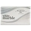 500 Count (1.5oz) White Marble Deodorant Bar Soap