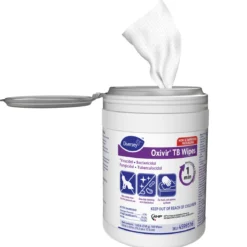 Diversey™ Oxivir® Tb EPA Registered Disinfectant Wipes (6” x 6.9” | 160 Wipe Canisters) - Case of 12