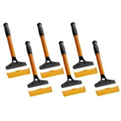 Ettore 4" Handheld Scraper w/ 12" Handle - Case of 6