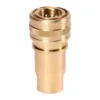 1/4" Female Brass Quick Disconnect Fitting w/ Female Pipe Thread for Carpet Extractor Tools & Hoses