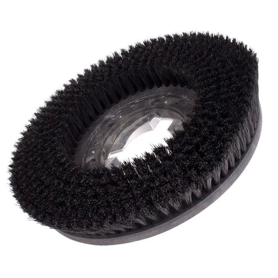 13" Floor Buffer Everyday Floor Scrubbing Brush w/ Nylon Bristles (11" Actual Diameter)