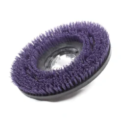 17" Floor Buffer Extra Heavy Duty Floor Stripping Brush w/ 46 Grit Impregnated Purple Nylon Bristles (15" Actual Diameter)