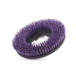 13" Floor Buffer Extra Heavy Duty Floor Stripping Brush w/ 46 Grit Impregnated Purple Nylon Bristles (11" Actual Diameter)