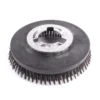 13" Floor Buffer Extremely Aggressive Stripping & Scouring Brush w/ Wire Bristles (11" Actual Diameter)