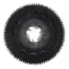 17" Floor Buffer Heavy Duty Floor Stripping Brush w/ 80 Grit Impregnated Black Nylon Bristles (15" Actual Diameter)