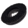 13" Floor Buffer Heavy Duty Floor Stripping Brush w/ 80 Grit Impregnated Black Nylon Bristles (11" Actual Diameter)