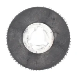13" Floor Buffer Heavy Duty Floor Stripping Brush w/ 80 Grit Impregnated Black Nylon Bristles (11" Actual Diameter)