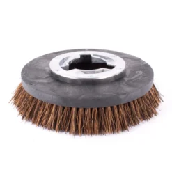 13" Floor Buffer Light Duty Floor Scrubbing & Polishing Brush w/ Soft Bassine Bristles (11" Actual Diameter)