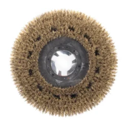 17" Floor Buffer Light Duty Marble & Stone Floor Scrubbing & Polishing Brush w/ Union Mix Bristles (15" Actual Diameter)