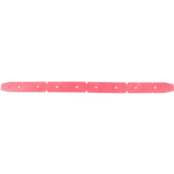 Front Slotted Squeegee Blade (#MPVR08039) for IPC Eagle 20" & 24" Floor Scrubbers - Red Latex