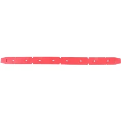 Front Slotted Squeegee Blade (#MPVR08040) for IPC Eagle 28" & 32" Walk Behind Auto Scrubbers - Red Latex