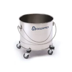 Geerpres® Stainless 32 Qt. Round Mop Bucket (8 Gallon)