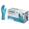 Gloveworks® by Ammex® Blue 8.0 Mil Industrial Long Cuff Powder-Free Nitrile Gloves (M - XL Sizes Available) - Case of 500